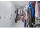 Walk-in closet with ample storage, shelving for shoes, and hanging space for clothing and accessories at 267 Cameron St, Summerville, SC 29486