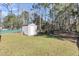 Backyard with shed and trees at 2969 Bobo Rd, Mount Pleasant, SC 29466