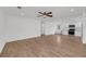 Open-concept living room with hardwood floors, recessed lighting, and a combined kitchen at 2969 Bobo Rd, Mount Pleasant, SC 29466