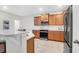 Modern kitchen with stainless steel appliances, ample cabinet space, and quartz countertops at 3049 Park West Blvd, Mount Pleasant, SC 29466
