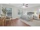 Serene primary bedroom with hardwood floors, natural light, and calming decor at 3049 Park West Blvd, Mount Pleasant, SC 29466