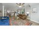 Comfortable living room with stylish decor and an open layout to the kitchen at 318 Hollywood Dr, Charleston, SC 29407