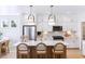 Modern kitchen featuring white cabinetry, stainless steel appliances, and a stylish island at 351 Claret Cup Way, Charleston, SC 29414