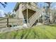 Backyard view featuring a multi-level deck and convenient outdoor storage at 3651 Barton St, Johns Island, SC 29455