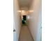 Hallway with neutral carpet and light wall color at 388 Benton Farm Rd, Walterboro, SC 29488