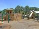 A fun community playground with ship-themed structures, slides, and swings provides a safe recreational space for children at 3920 Maidstone Dr, Mount Pleasant, SC 29466