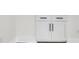 White cabinet with black hardware featuring shaker-style doors and drawers on a white wall at 397 Parkdale Dr, Charleston, SC 29414