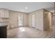 Bright living room featuring recessed lighting, wood-look flooring, and neutral wall tones at 421 Peacock Ln, Summerville, SC 29486