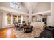 Spacious living room with high ceilings and large windows offering ample natural light at 4333 Cloudmont Dr, Hollywood, SC 29449
