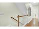 Bright hallway features wood floors, white wainscoting, and a decorative arched mirror on the wall at 4610 Palm View Cir, North Charleston, SC 29418