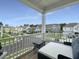 Relaxing balcony view overlooking a neighborhood with neatly lined houses under a clear blue sky at 500 W Respite Ln, Summerville, SC 29483