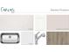 A selection of interior design options, including countertop, cabinet, backsplash and flooring at 5118 Double Eagle Lp, Summerville, SC 29485