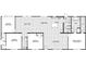 Detailed floor plan showcasing the layout of the home, including bedrooms, bathrooms, and living spaces at 632 Dennis Ridge Rd, Bonneau, SC 29431