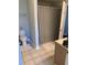 Cozy bathroom features a shower, toilet, and vanity with tile flooring at 700 Daniel Ellis Dr # 11202, Charleston, SC 29412