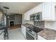 Kitchen with stainless-steel appliances and open layout at 8396 Waltham Rd, North Charleston, SC 29406