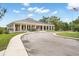 Community clubhouse featuring a covered front porch, well maintained lawn and sidewalks on a sunny day at 110 Dunbury Dr, Summerville, SC 29485
