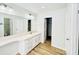 Bathroom vanity with lots of counter space and mirrors at 112 Mansfield Blvd, North Charleston, SC 29418