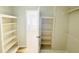 Spacious closet area with built-in shelving and hanging space, providing ample storage solutions at 112 Mansfield Blvd, North Charleston, SC 29418