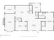 Schematic of the main floor plan showing the dimensions of the rooms and their arrangement at 1186 French Santee Rd, Jamestown, SC 29453