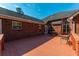 Spacious back deck on a brick house with outdoor seating, ideal for entertaining at 121 Arrowridge Ct, Summerville, SC 29485