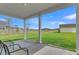 Back porch with view of the big backyard at 141 Woodland Oak Way, Summerville, SC 29485