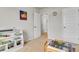 bedroom featuring neutral paint, carpet, and playful decorations at 141 Woodland Oak Way, Summerville, SC 29485