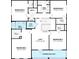 Floorplan showing layout of the second floor with bedrooms, baths, and a loft area at 1680 Siloh Dr # 469, Mount Pleasant, SC 29466