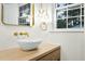 Bathroom vanity showcasing modern fixtures, pendant lights, and a vessel sink at 201 Hayden St St, Walterboro, SC 29488