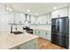 Recently updated kitchen with stainless steel appliances and light-colored cabinets at 201 Hayden St St, Walterboro, SC 29488