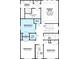 Detailed second floor plan showing a primary suite with spa bath and three additional bedrooms at 2280 Minfarm Way # 529, Mount Pleasant, SC 29466
