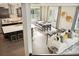 Bright, open-concept living space with modern kitchen, dining area, and stylish contemporary furnishings at 2280 Minfarm Way # 529, Mount Pleasant, SC 29466