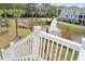 A scenic view from the stairwell overlooking a tranquil pond at 2280 Minfarm Way # 529, Mount Pleasant, SC 29466