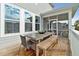 Outdoor space on the porch with dining area and views at 2280 Minfarm Way # 529, Mount Pleasant, SC 29466
