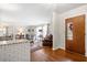 Spacious living room with hardwood floors, neutral paint, and ample natural light at 257 Druid Rd, Charleston, SC 29407