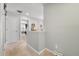 Upstairs hallway with carpet and a view into a bedroom at 324 Spruce Ivy St, Moncks Corner, SC 29461