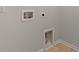 Bright laundry hookups with clean, modern design for efficient utility connections at 336 Dickerson Ln, Summerville, SC 29485