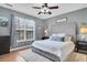 Cozy bedroom with a plush rug, large window, and a comfortable bed at 366 Clayton Dr, Charleston, SC 29414