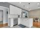 Well-lit kitchen featuring bright white cabinets and stainless steel appliances at 366 Clayton Dr, Charleston, SC 29414
