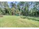 Fenced backyard features a playground and lush lawn providing lots of room to play at 3864 Summerton St, Mount Pleasant, SC 29466