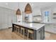 Spacious kitchen island with marble countertop and stylish decor at 3864 Summerton St, Mount Pleasant, SC 29466