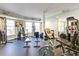 A well-equipped gym with various machines offers residents a convenient fitness option at 498 Albemarle Rd # 306, Charleston, SC 29407