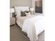 Cozy bedroom with a neutral color scheme, featuring soft bedding and decorative pillows for a relaxing ambiance at 711 Alma Square Dr, Moncks Corner, SC 29461