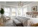 Bright main bedroom featuring many windows, neutral decor, and a seating area at 711 Alma Square Dr, Moncks Corner, SC 29461