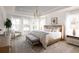 Spacious main bedroom featuring large windows, modern decor, and ample natural light at 711 Alma Square Dr, Moncks Corner, SC 29461