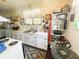 Functional kitchen features bright white cabinets and ample counter space at 715 Hampton St, Walterboro, SC 29488