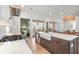 Kitchen featuring stainless steel appliances and a large center island with seating at 8067 Jack Island Dr, Johns Island, SC 29455