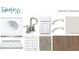This bathroom features modern fixtures, a sink, and a walk in shower at 818 Descartes St, Summerville, SC 29486