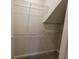 Walk-in closet with wire shelving providing ample storage space at 818 Descartes St, Summerville, SC 29486