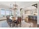 Beautiful dining room adjacent to kitchen with open floor plan and lots of natural light at 939 White Point Blvd, Charleston, SC 29412