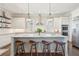 Spacious modern kitchen with stainless steel appliances, large island, and decorative lighting at 939 White Point Blvd, Charleston, SC 29412
